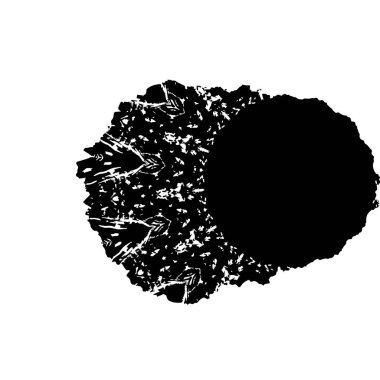 grunge mürekkebi sıçrama vuruşu