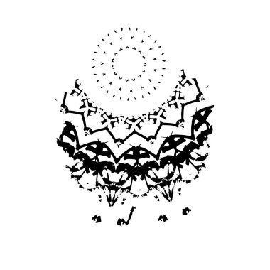 grunge mürekkebi sıçrama vuruşu