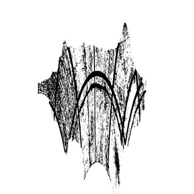 Fırça darbeleriyle tek renkli arkaplanın vektör illüstrasyonu.