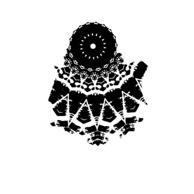 Fırça darbeleriyle tek renkli arkaplanın vektör illüstrasyonu.