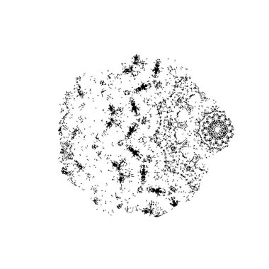 Fırça darbeleriyle tek renkli arkaplanın vektör illüstrasyonu.