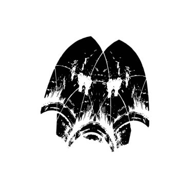 Fırça darbeleriyle tek renkli arkaplanın vektör illüstrasyonu.