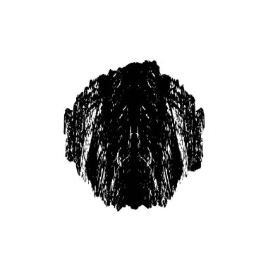 Beyaz arka planda soyut grunge siyah nokta. vektör illüstrasyonu