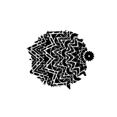 Fırça darbeleriyle tek renkli arkaplanın vektör illüstrasyonu.