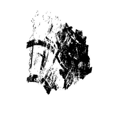 Fırça darbeleriyle tek renkli arkaplanın vektör illüstrasyonu.