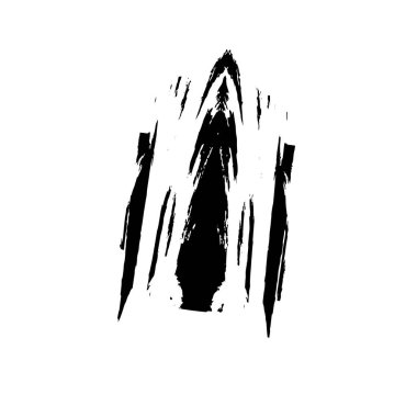 Fırça darbeleriyle tek renkli arkaplanın vektör illüstrasyonu.