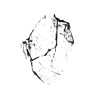 Fırça darbeleriyle tek renkli arkaplanın vektör illüstrasyonu.