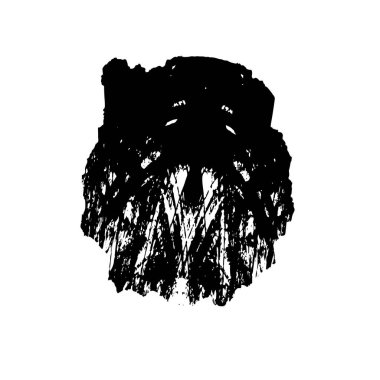 Fırça darbeleriyle tek renkli arkaplanın vektör illüstrasyonu.