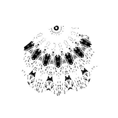 Fırça darbeleriyle tek renkli arkaplanın vektör illüstrasyonu.