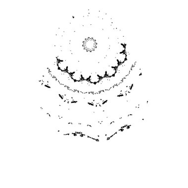 Fırça darbeleriyle tek renkli arkaplanın vektör illüstrasyonu.