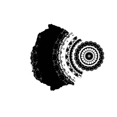  Soyut doku, siyah beyaz arkaplan. vektör illüstrasyonu   