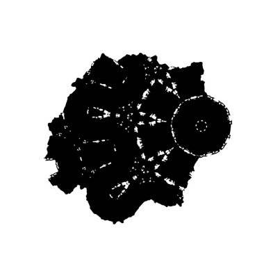  Soyut doku, siyah beyaz arkaplan. vektör illüstrasyonu   