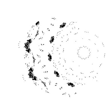 Grunge dokusu. Soyut siyah beyaz arka plan. Tek renkli vintage yüzey        