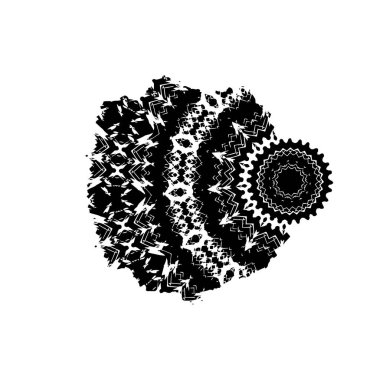 Grunge dokusu. Soyut siyah beyaz arka plan. Tek renkli vintage yüzey        