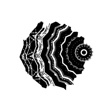 Grunge dokusu. Soyut siyah beyaz arka plan. Tek renkli vintage yüzey        