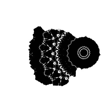 Grunge dokusu. Soyut siyah beyaz arka plan. Tek renkli vintage yüzey        