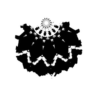 Grunge dokusu. Soyut siyah beyaz arka plan. Tek renkli vintage yüzey        