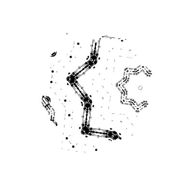 Siyah ve beyaz dokular. monokrom grunge soyut elementler . 