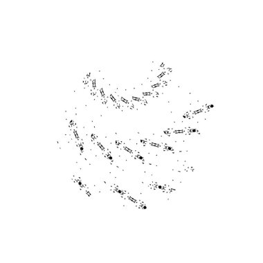 Siyah ve beyaz dokular. monokrom grunge soyut elementler . 