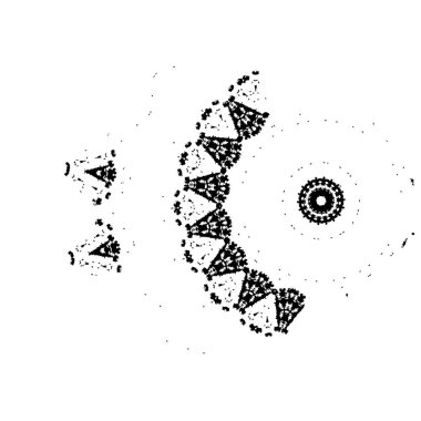  Soyut doku, siyah beyaz arkaplan. vektör illüstrasyonu   