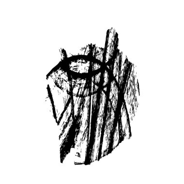  Soyut doku, siyah beyaz arkaplan. vektör illüstrasyonu   