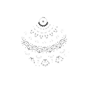  Soyut doku, siyah beyaz arkaplan. vektör illüstrasyonu   