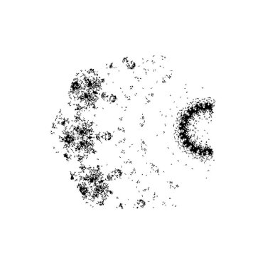 Yuvarlak kabile süsü, vektör illüstrasyon tasarımı