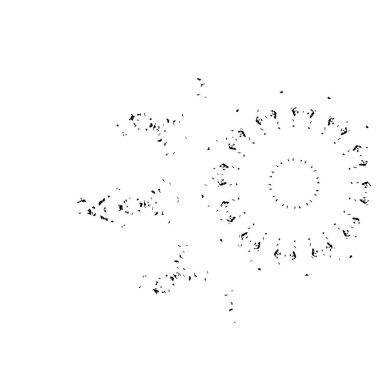 Yuvarlak kabile süsü, vektör illüstrasyon tasarımı