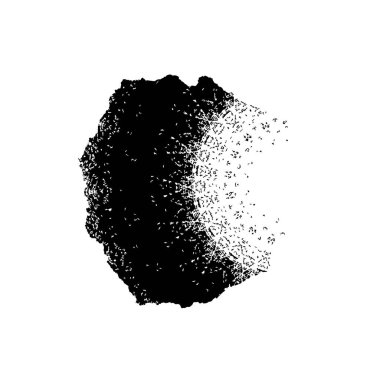 brush stroke, black and white creative element