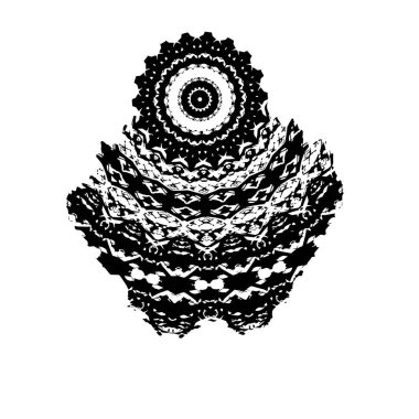 brush stroke, black and white creative element