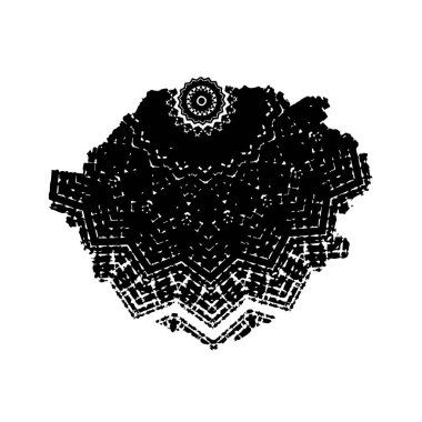 brush stroke, black and white creative element