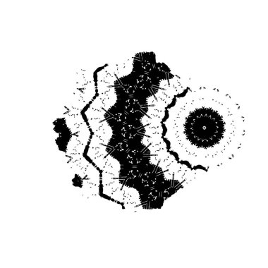 brush stroke, black and white creative element