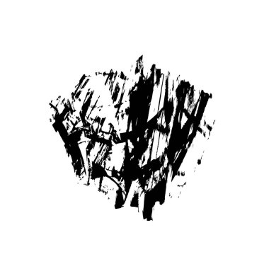 brush stroke, black and white creative element