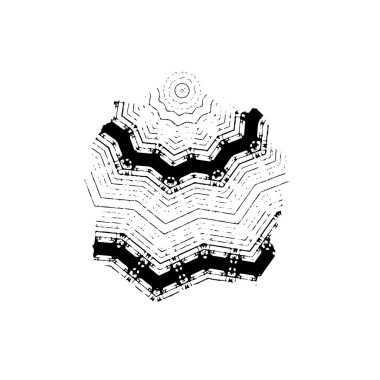 brush stroke, black and white creative element