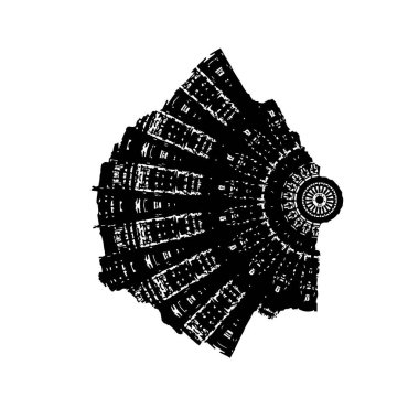 creative element, black brush stroke on white background 