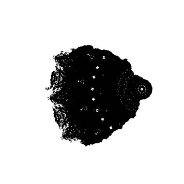 creative element, black brush stroke on white background 