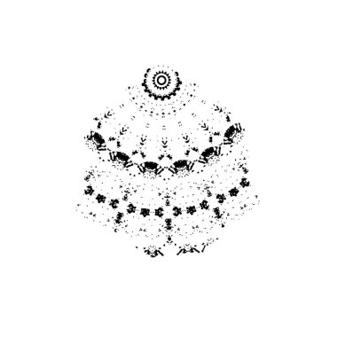 creative element, black brush stroke on white background 