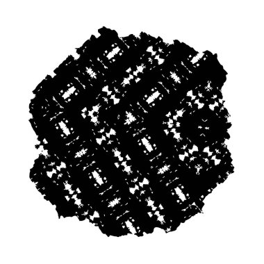 creative element, black brush stroke on white background 