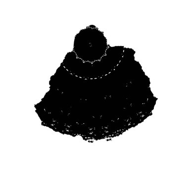 creative element, black brush stroke on white background 