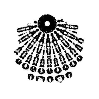 creative element, black brush stroke on white background 