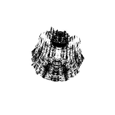 creative element, black brush stroke on white background 