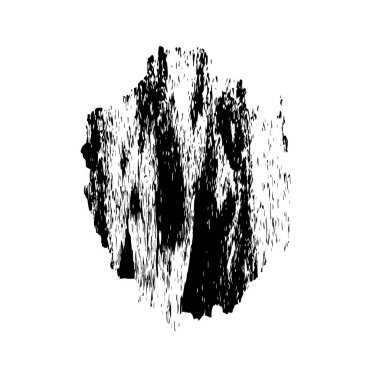 creative element, black brush stroke on white background 