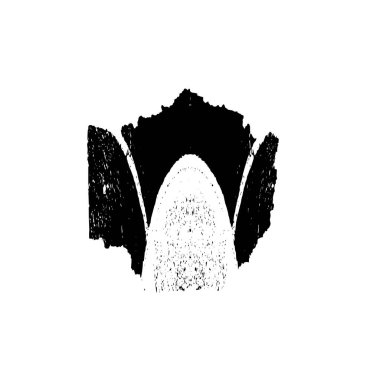 creative element, black brush stroke on white background 