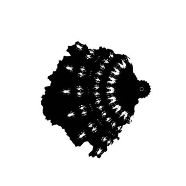 creative black brush stroke on white background 