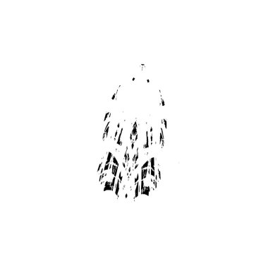 creative black brush stroke on white background 