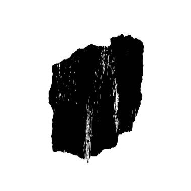 creative black brush stroke on white background 