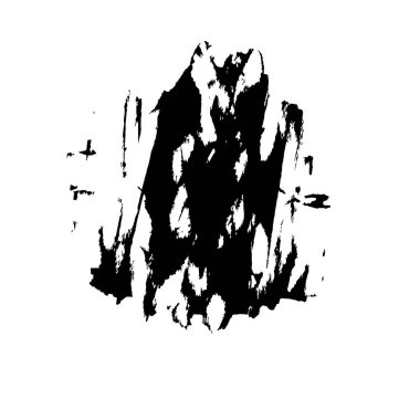 creative black brush stroke on white background 