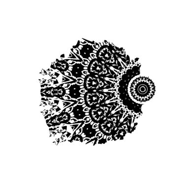 creative black brush stroke on white background 