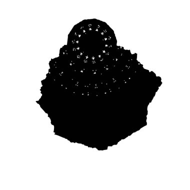 creative black brush stroke on white background 