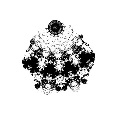 creative black brush stroke on white background 